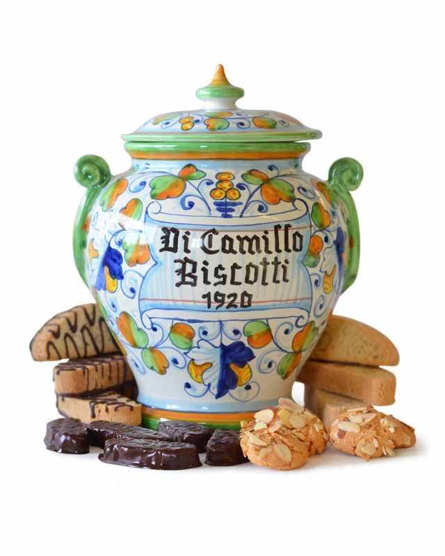 Montelupo Leaf Biscotti Jar